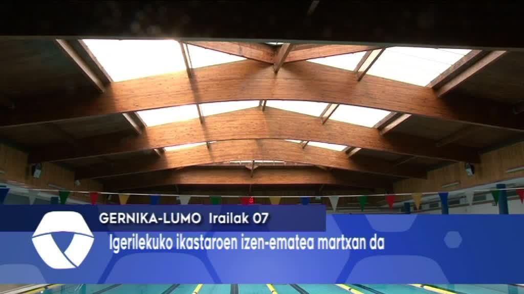 Zabalik da izen ematea igeriluko ikastaroetarako