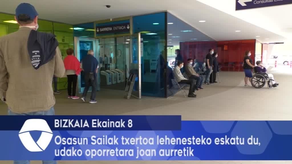 Osasun Sailak txertoa lehenesteko eskatu du, udako oporretara joan aurretik