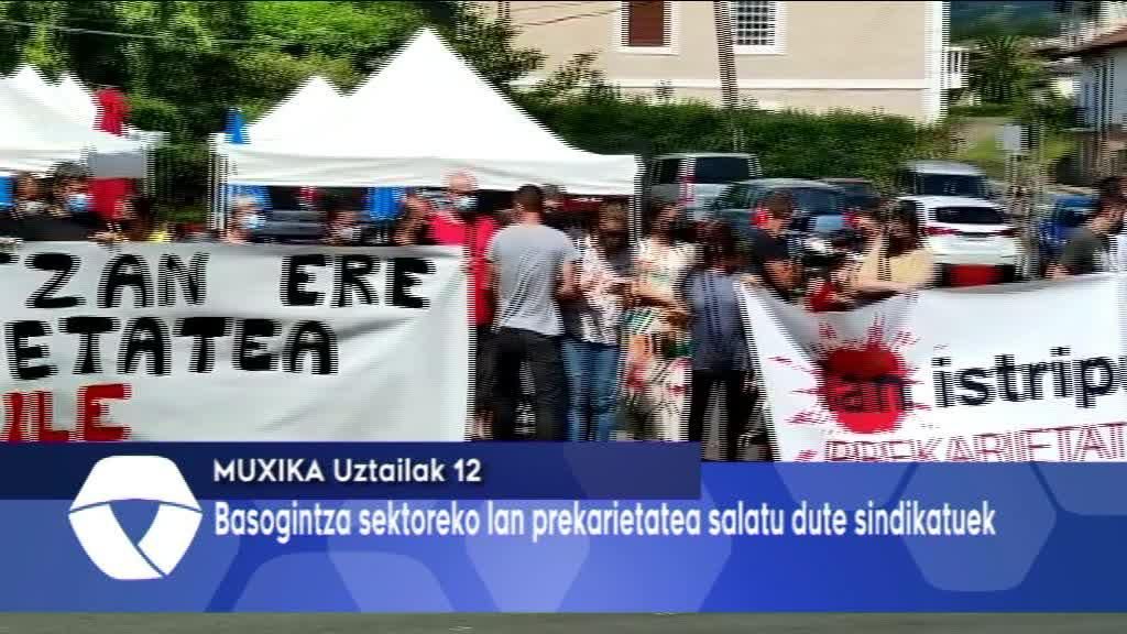 Basogintza sektoreko lan prekarietatea salatu dute sindikatuek
