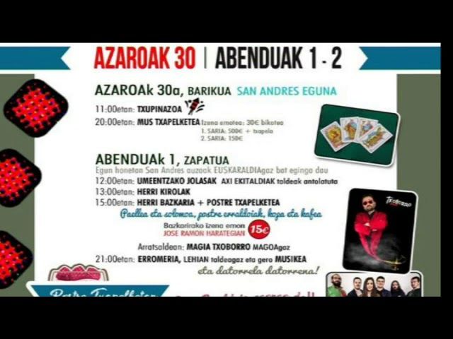 San Andres auzoko jaiak ospatuko dira asteburuan