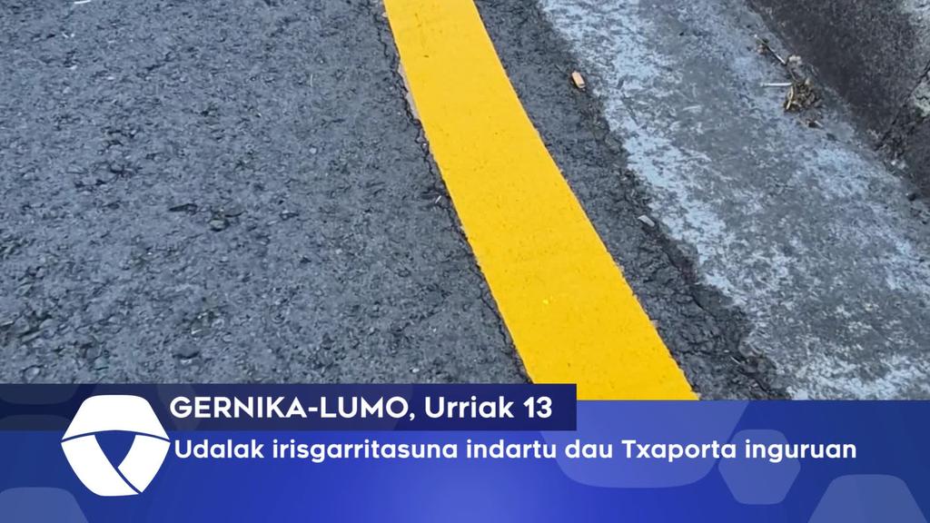 Udalak irisgarritasuna indartu dau Txaporta inguruan