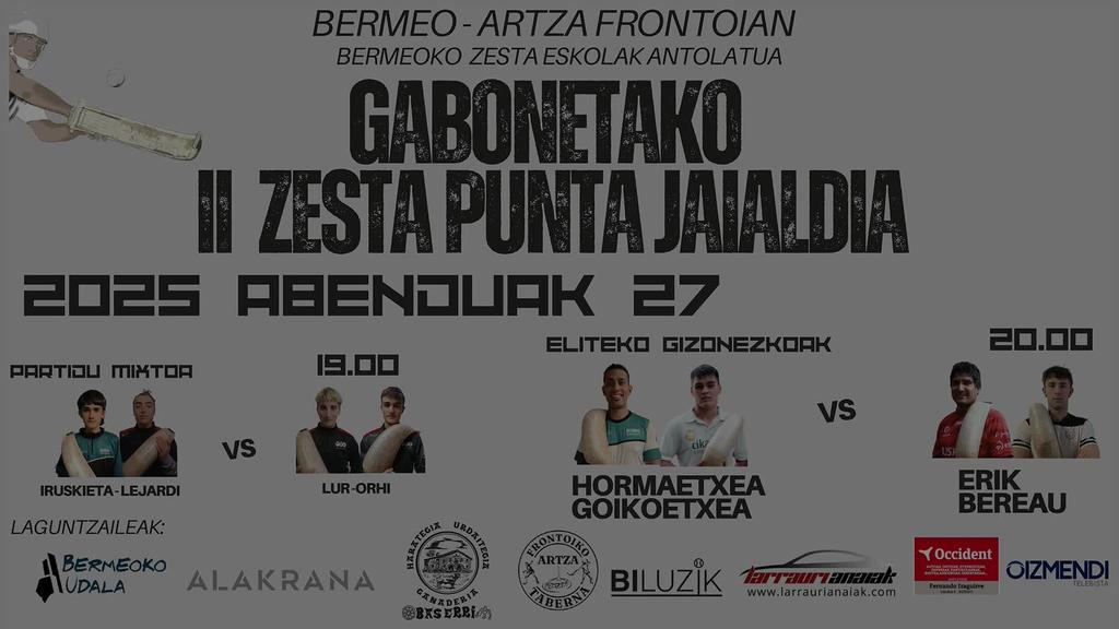 BERMEO JAI ALAI 27-12-2025