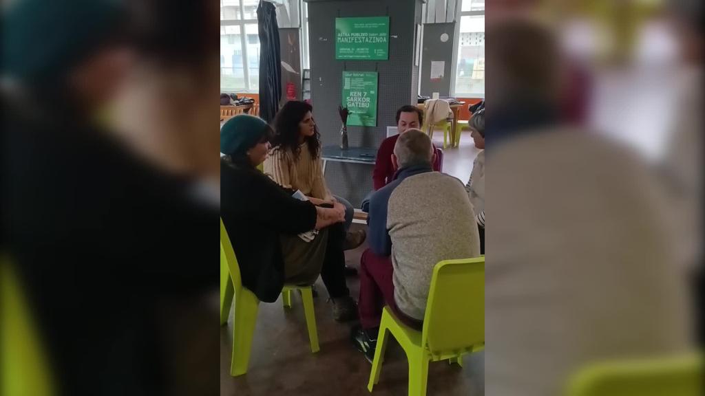 19 lagun elkartu dira Astran, Berbalagunek antolatutako I.Mintzodromoan