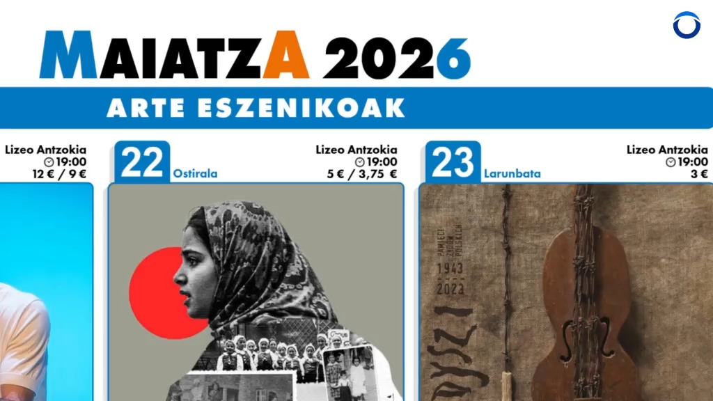 Maiatzeko kultur agenda zabala dago Gernika-Lumon