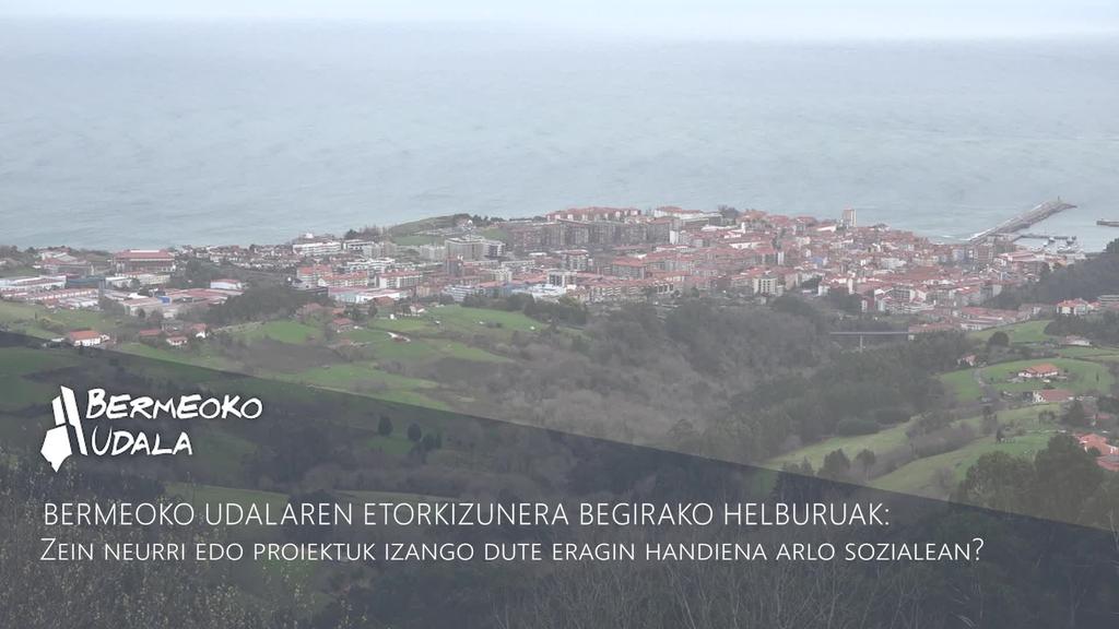 Bermeoko udalaren etorkizunera begirako helburua – Zein neurri edo proiektuk izango dute eragin handiena arlo sozialean?