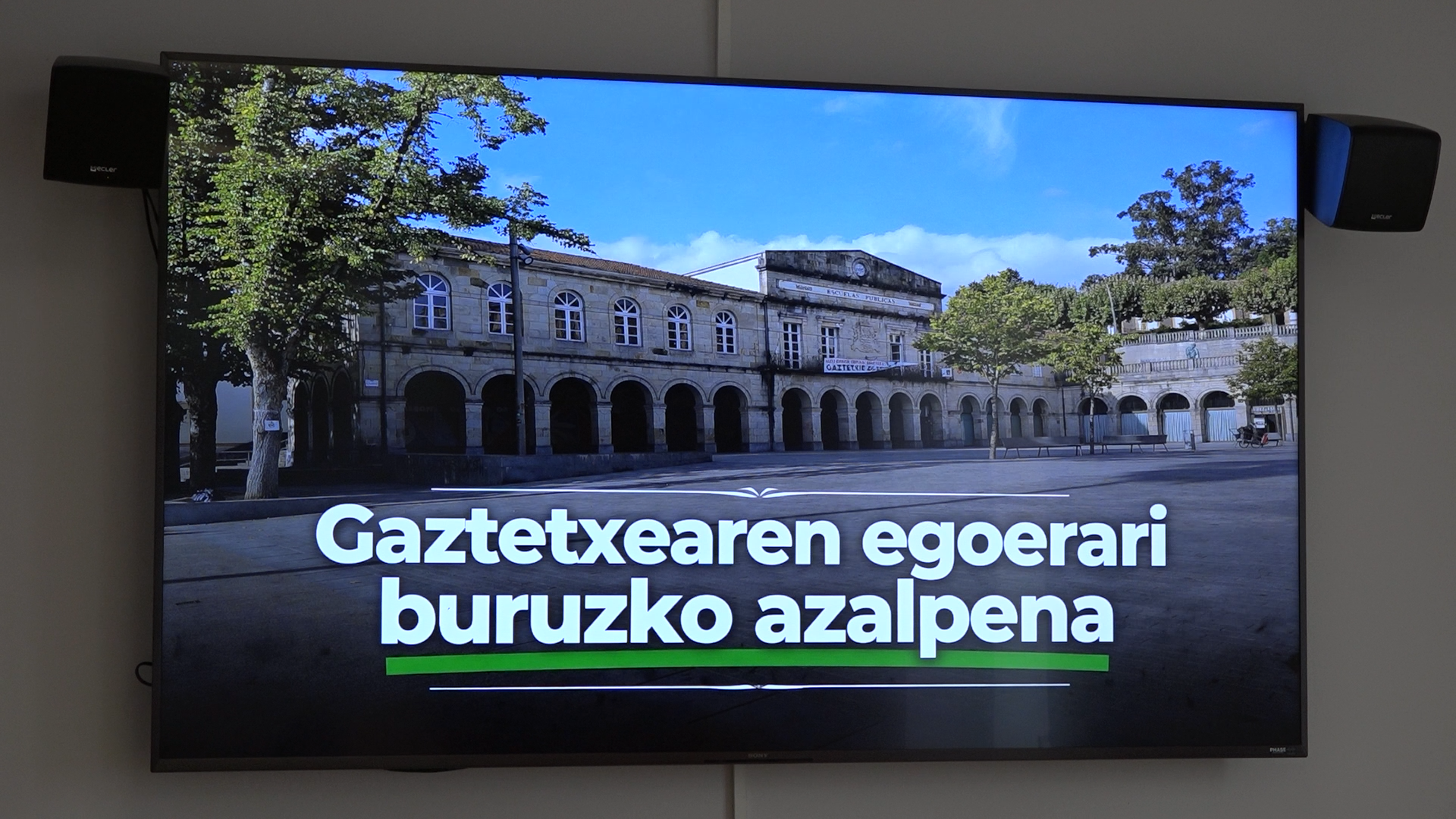 UDALETIK HERRIRA: Gernika-Lumoko Gaztetxearen egoerari buruzko azalpena