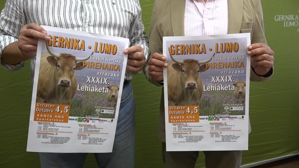 Udalak Urriko Lehen astelehenaren xehetasun eta berritasunak aurkeztu dauz
