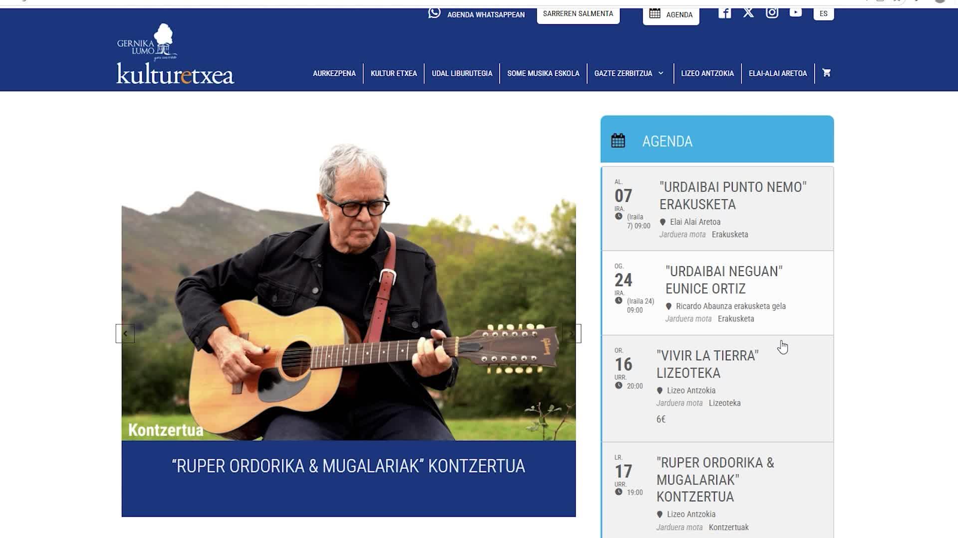 Zinema eta musika protagonista izango dira asteburuan, Gernika-Lumoko Lizeo Antzokian