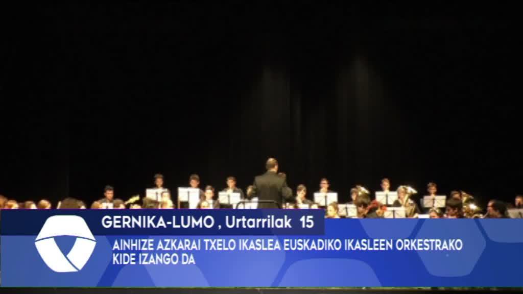 Ainhize Azkarai Euskadiko Ikasleen Orkestrako kide izango da