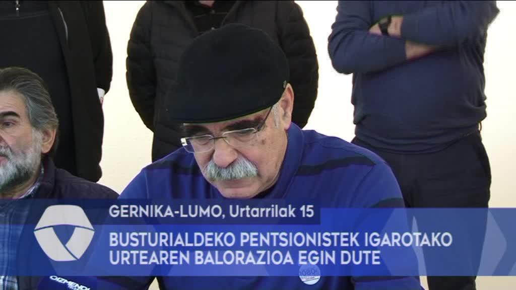 Busturialdeko Pentsionistek igarotako urtearen balorazioa egin dute
