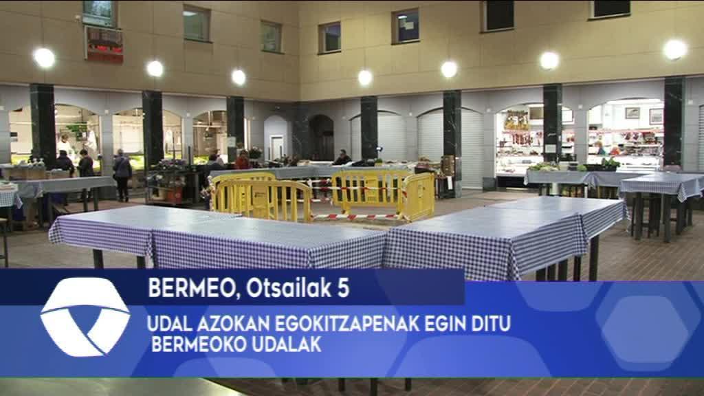 UDAL AZOKAN EGOKITZAPENAK EGIN DITU BERMEOKO UDALAK