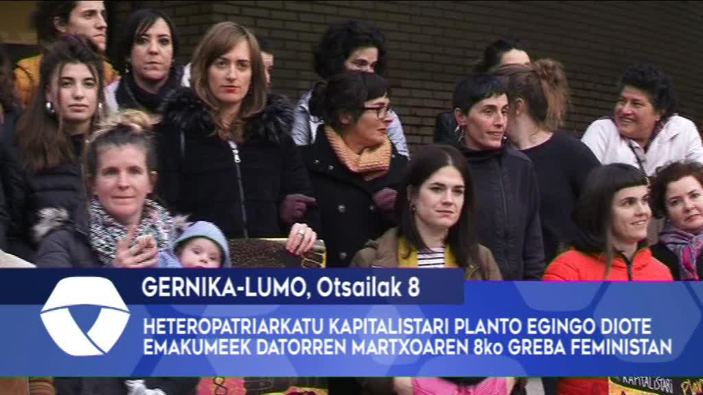 Heteropatriarkatu kapitalistari planto egingo diote emakumeek datorren martxoaren 8ko Greba Feministan