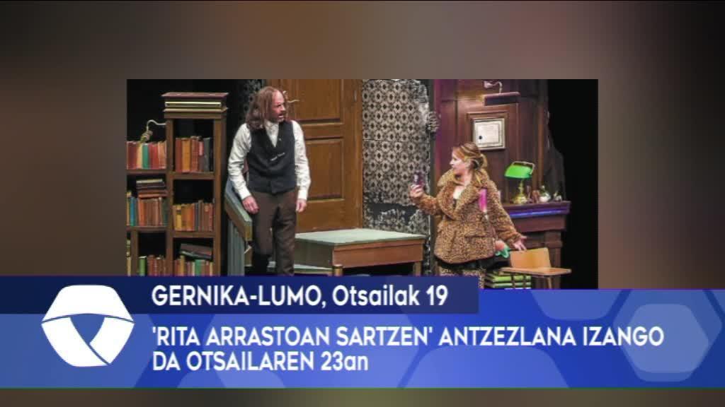 Rita Arrastoan Sartzen antzezlana izango da otsailaren 23an Gernika-Lumon