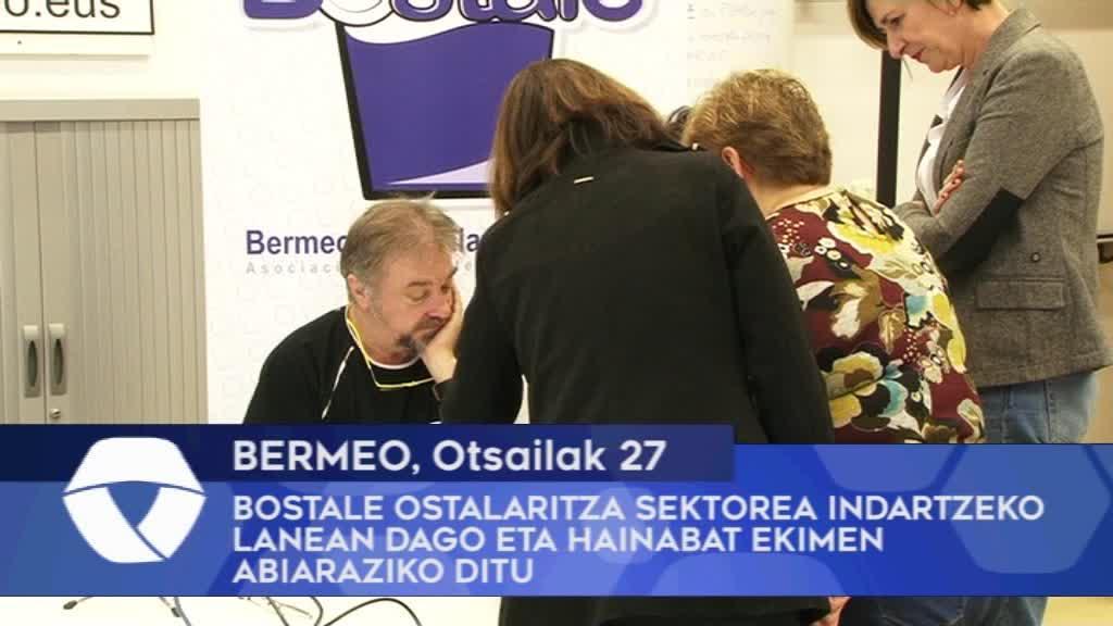 Bostale Bermeoko ostalaritza sektorea indartzeko lanean dago eta hainbat ekimen abiaraziko ditu