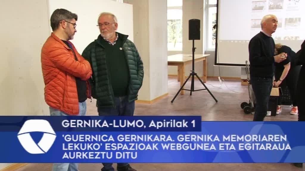 ‘Guernica Gernikara. Gernika Memoriaren Lekuko’ espazioak webgunea eta egitaraua aurkeztu ditu
