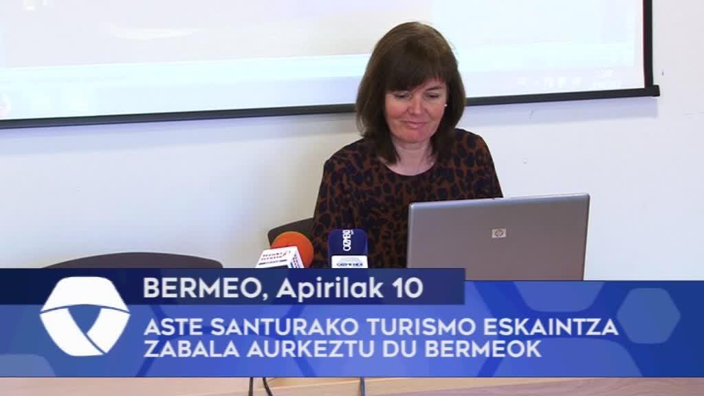 Aste Santurako turismo eskaintza zabala aurkeztu du Bermeok