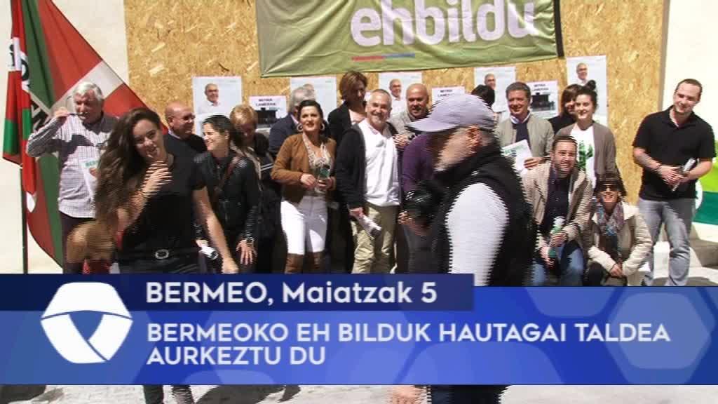 Bermeoko EH Bilduk hautagai taldea aurkeztu du