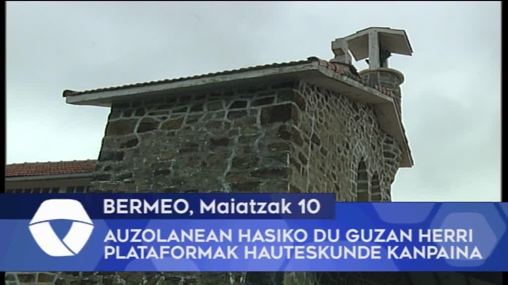 Auzolanean hasiko du Guzan herri plataformak hauteskunde kanpaina