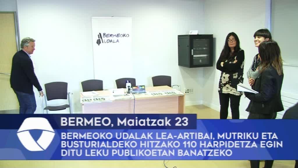 Bermeoko Udalak Lea-Artibai Mutriku eta Busturialdeko Hitzako 110 harpidetza egin ditu leku publikoetan banatzeko