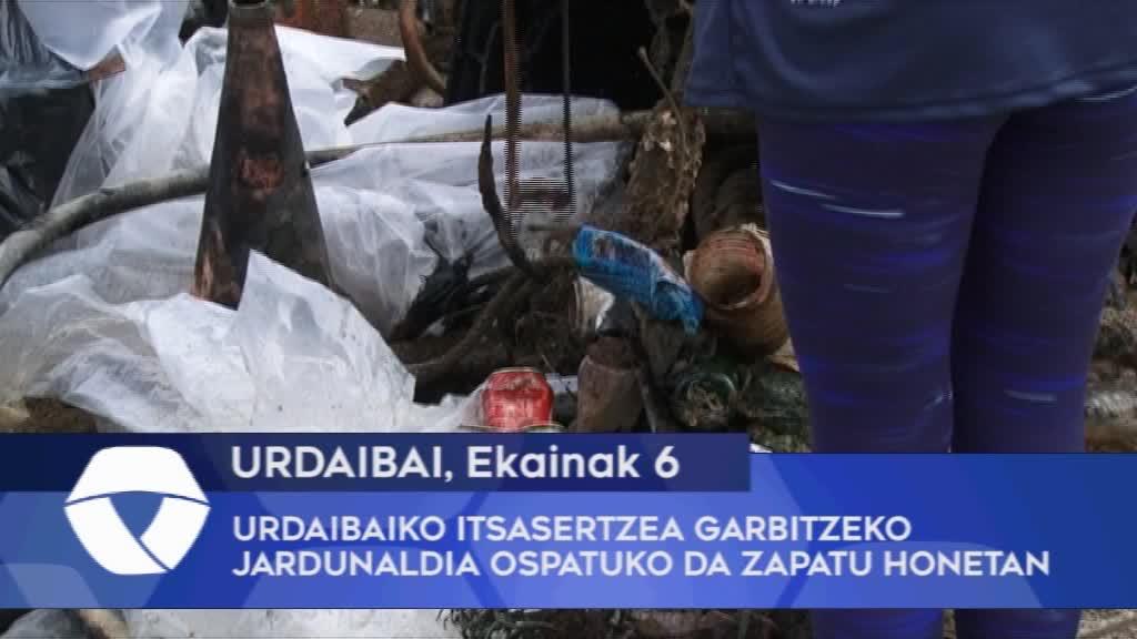 Urdaibaiko itsasertzea garbitzeko jardunaldia ospatuko da zapatu honetan