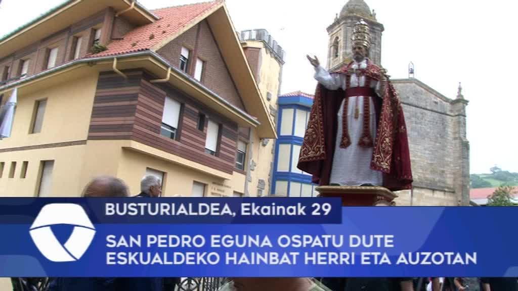 San Pedro eguna ospatu dute Busturialdeko hainbat herri eta auzotan