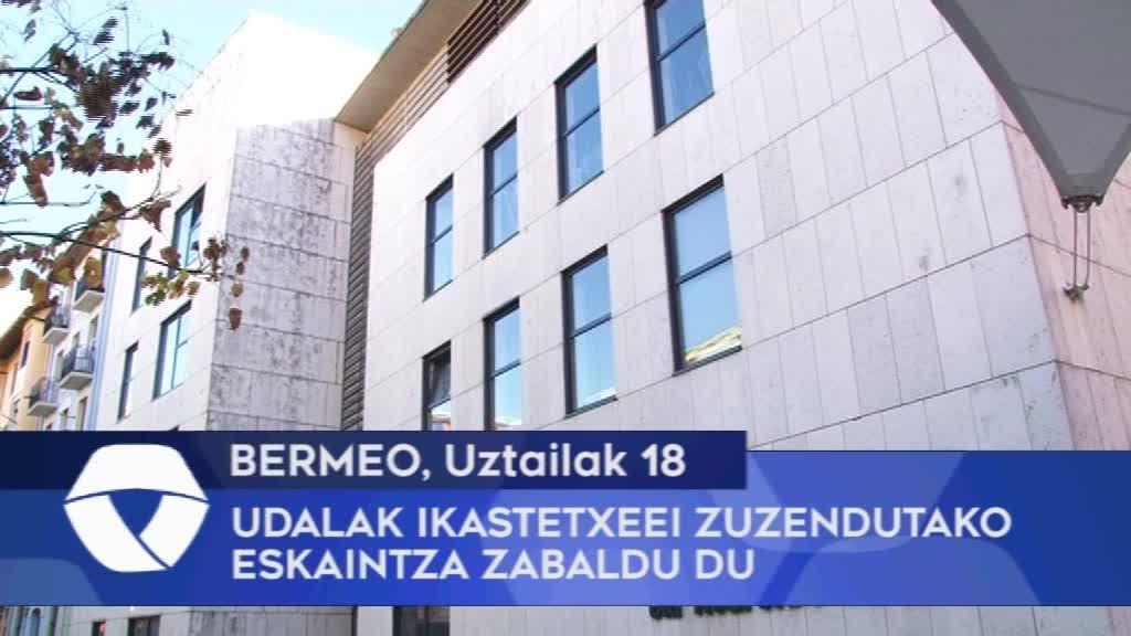 Bermeoko Udalak ikastetxeei zuzendutako eskaintza zabaldu du