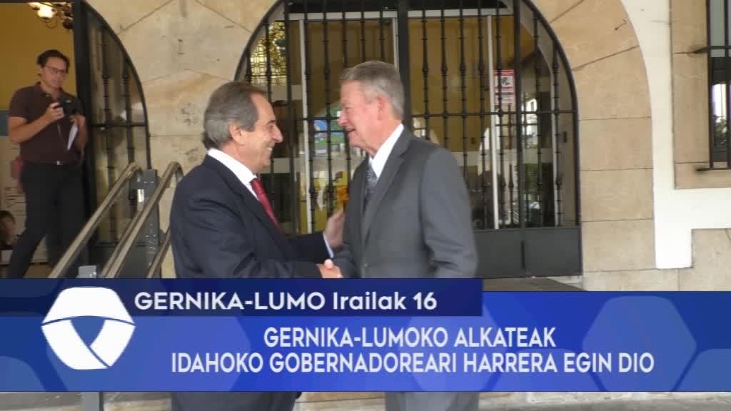 GERNIKA-LUMOKO ALKATEAK IDAHOKO GOBERNADOREARI HARRERA EGIN DIO