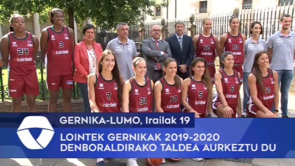 Lointek Gernikak 2019-2020 denboraldirako taldea aurkeztu du