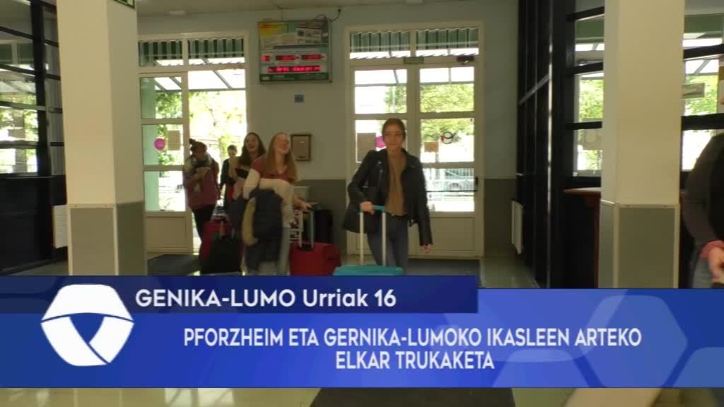 Pforzheim eta Gernika-Lumoko ikasleen arteko elkar trukaketa