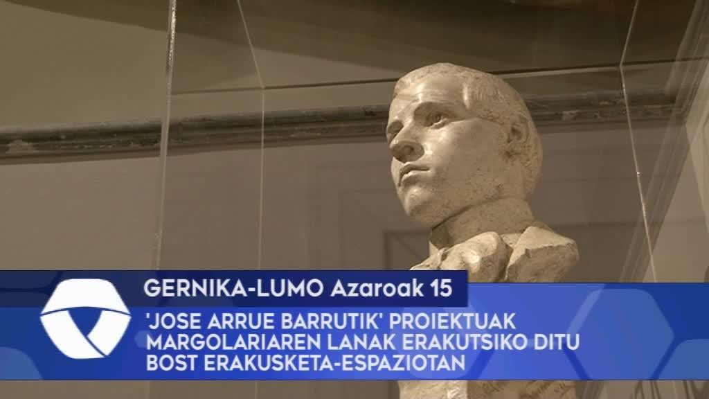 ‘Jose Arrue Barrutik’ proiektuak margolariaren lanak erakutsiko ditu Bizkaiko bost erakusketa-espaziotan