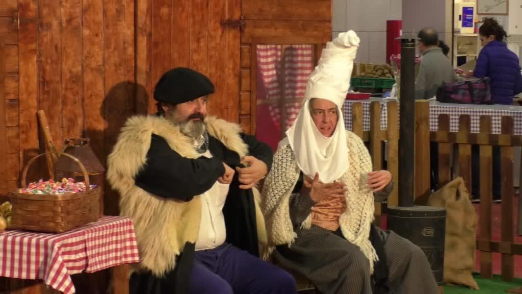 Olentzero eta Mari Domingi Bermeon izan dira