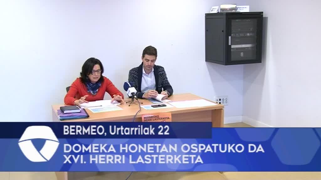 Domeka honetan ospatuko da Bermeoko XVI. Herri Lasterketa