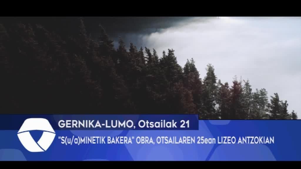 “S(u(/a)minetik bakera” obra, otsailaren 25ean Lizeo Antzokian