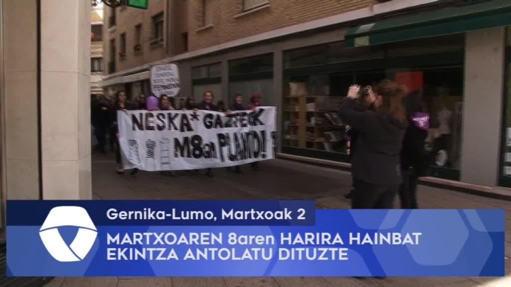 Martxoaren 8arean harira hainbat ekintza antolatu dituzte