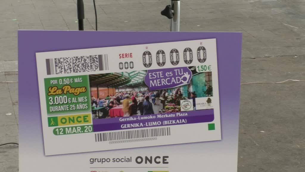 ONCE-REN KUPOIKO IRUDIA IZANGO DA MERKATU PLAZA
