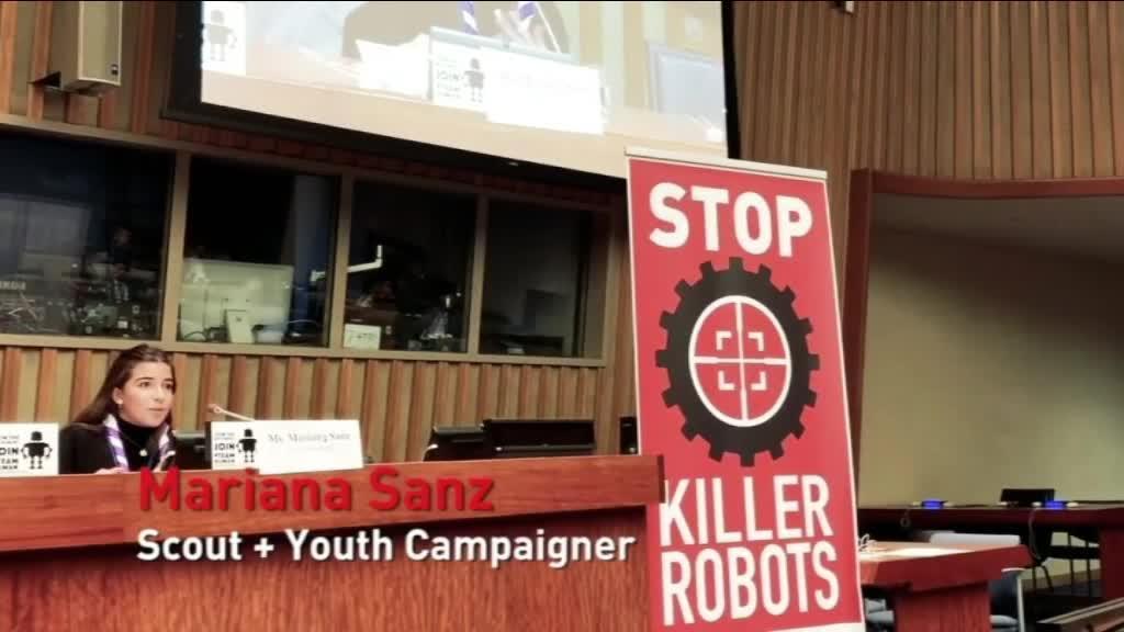 STOP KILLER ROBOTS-EK HARTUKO DU PARTE JARDUNALDI ANTIMILITARISTETAN