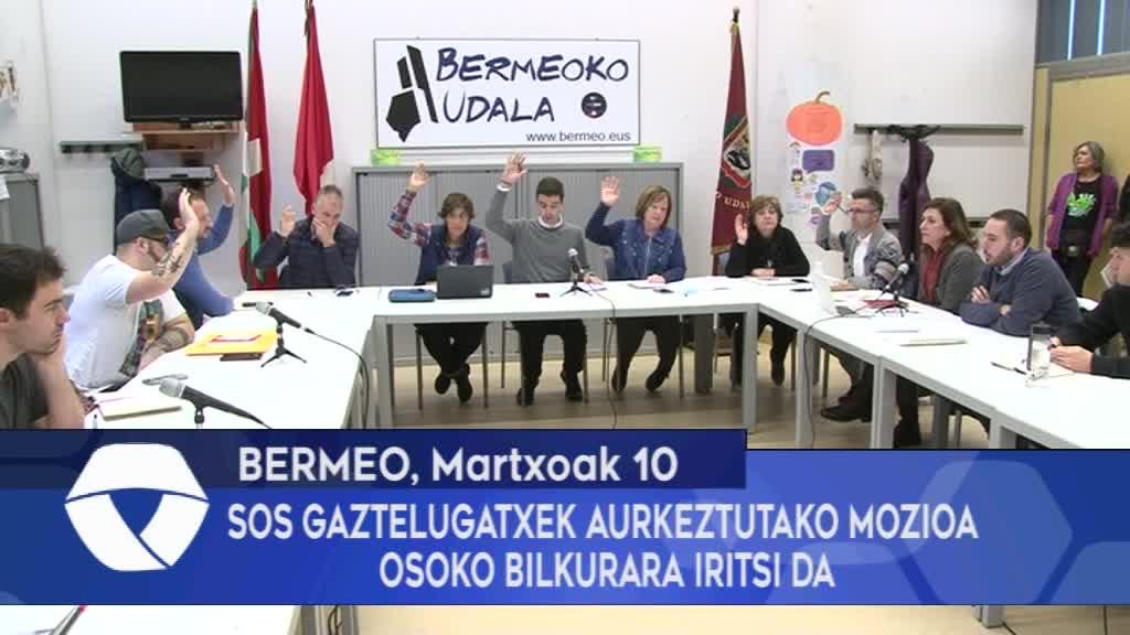 SOS Gaztelugatxek aurkeztutako mozioa osoko bilkurara iritsi da