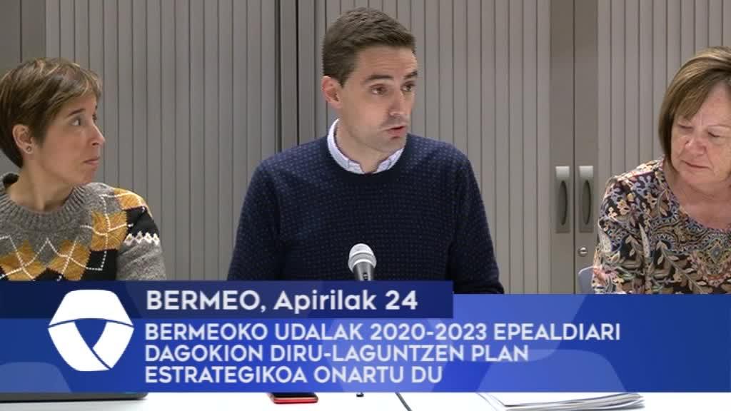 Bermeoko Udalak 2020-2023 epealdiari dagokion diru-laguntzen plan estrategikoa onartu du