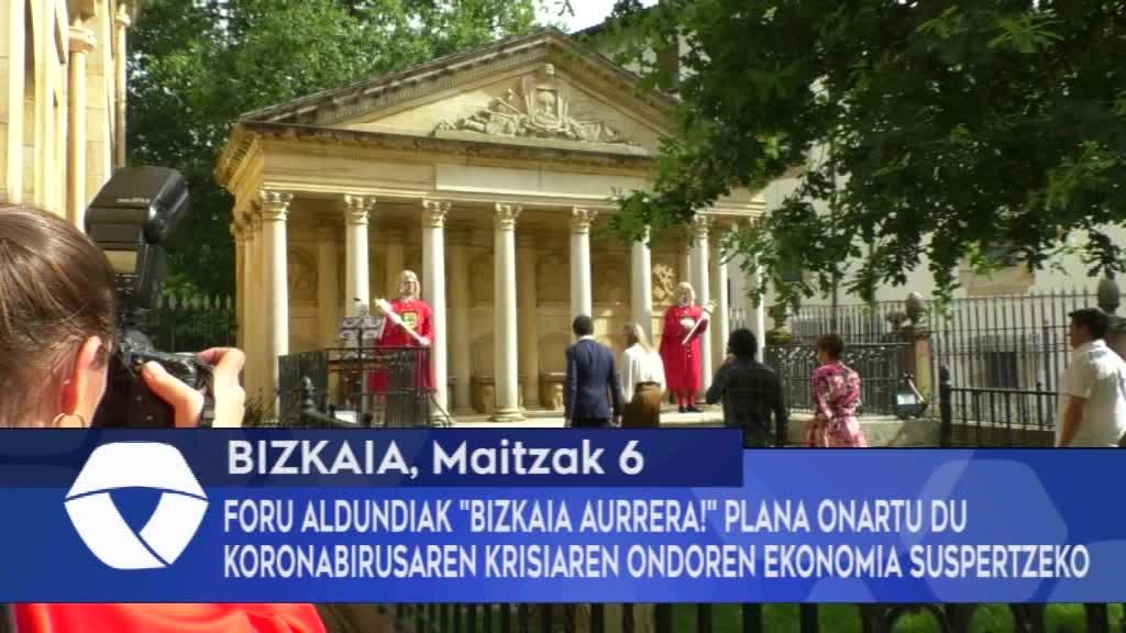 Bizkaiko Foru Aldundiak “Bizkaia Aurrera!” plana onartu du koronabirusaren krisiaren ondoren ekonomia suspertzeko