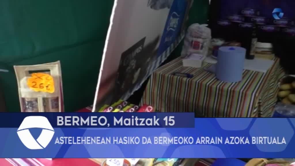Astelehenean hasiko da Bermeoko Arrain Azoka birtuala