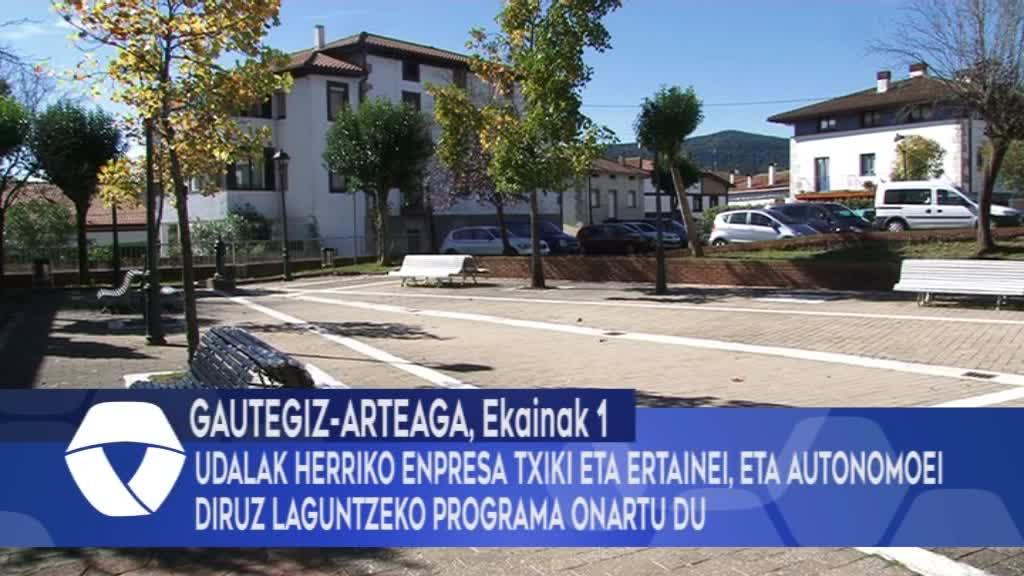 Gautegiz-Arteagako Udalak herriko enpresa txiki eta ertainei, eta autonomoei diruz laguntzeko programa onartu du
