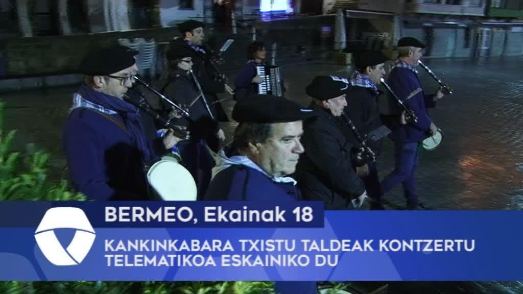 Kankinkabara Txistu Taldeak kontzertu telematikoa eskainiko du