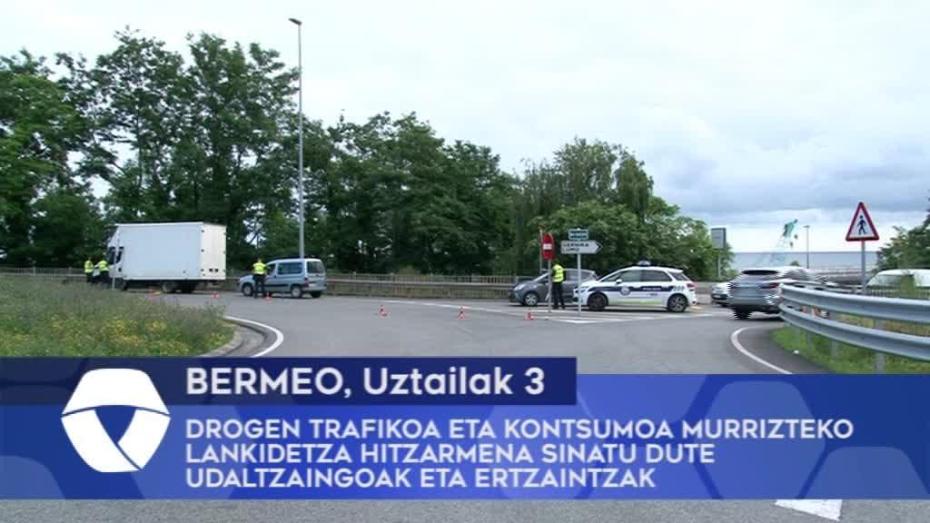 Drogen trafikoa eta kontsumoa murrizteko lankidetza hitzarmena sinatu dute Bermeoko Udaltzaingoak eta Ertzaintzak