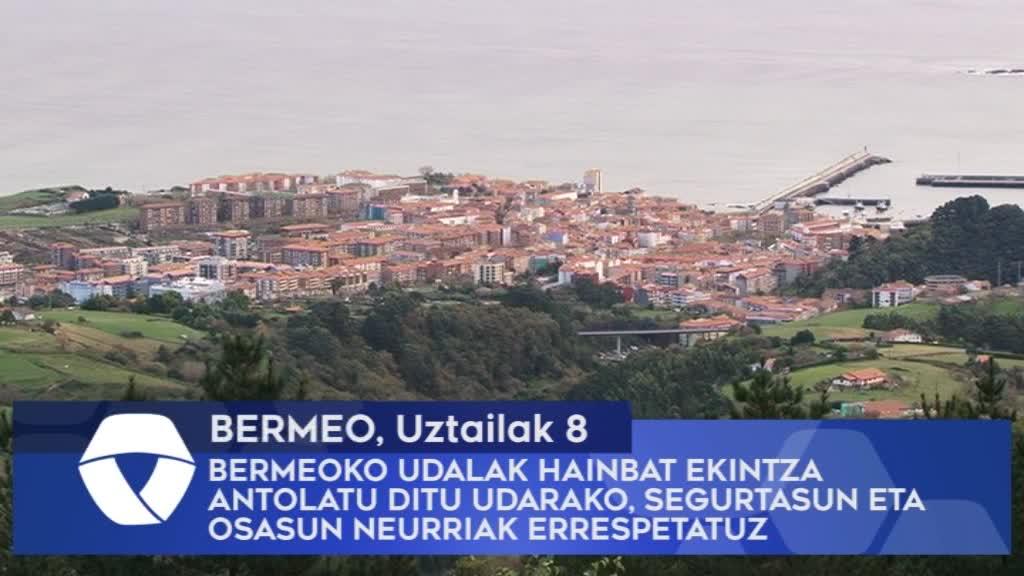 Bermeoko Udalak hainbat ekintza antolatu ditu udarako, segurtasun neurriak errespetatuz