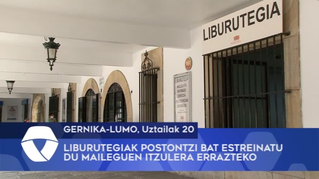 Gernika-Lumoko liburutegieak postontzi bat estreinatu du maileguen itzulera errazteko