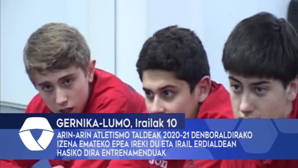 Arin-Arin Atletismo Taldeak 2020-21 denboraldirako izena emateko epea ireki du eta irail erdialdean hasiko dira entrenamenduak