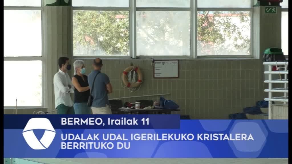 Bermeoko Udalak udal igerilekuko kristalera berrituko du