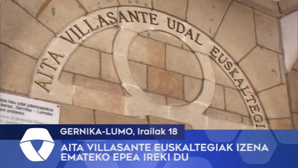 Aita Villasante euskaltegiak izena emateko epea ireki du