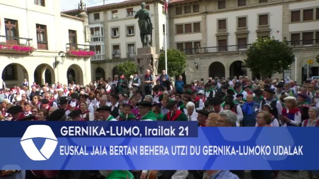 Euskal Jaia bertan behera utzi du Gernika-Lumoko Udalak