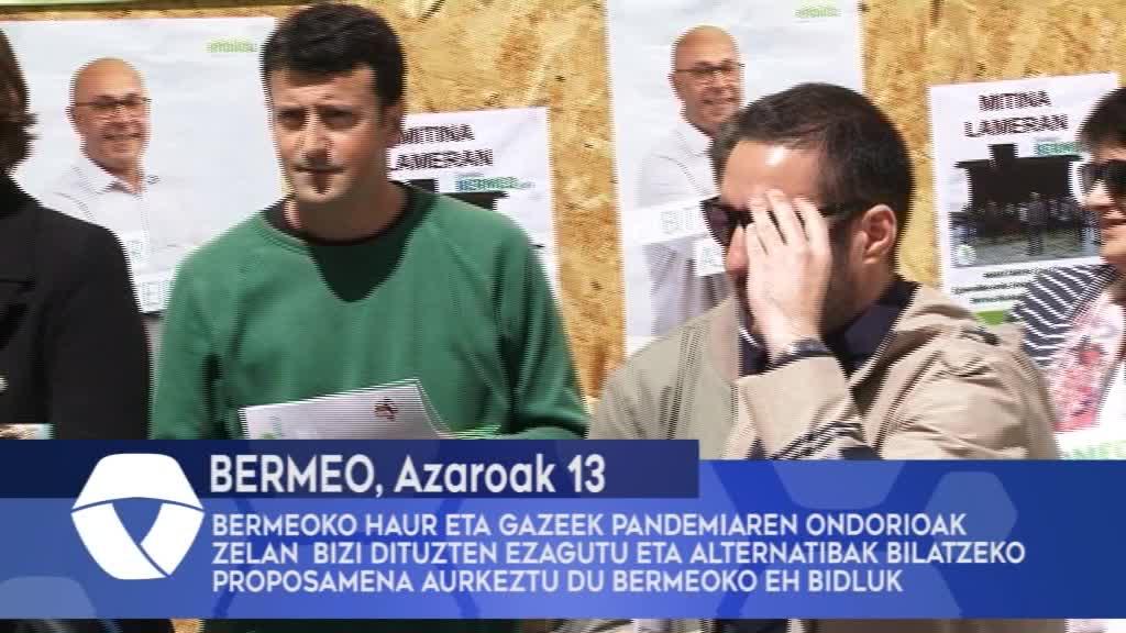 Bermeoko haur eta gazteek pandemiaren ondorioak zelan bizi dituzten ezagutu eta alternatibak bilatzeko proposamena aurkeztu du Bermeoko EH Bilduk